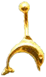 Gold Dolphin Rond